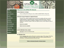 Tablet Screenshot of gfoapa.org